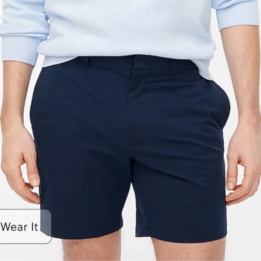 J. Crew Navy Blue Performance Athletic Shorts